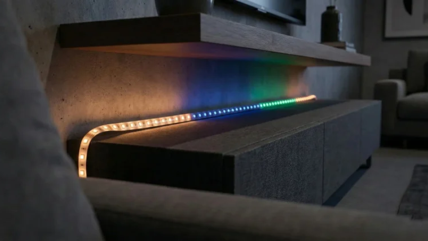 شريط LED: الدليل الهندسي الشامل لاختيار وتركيب أنظمة الإضاءة المخفية والبروفايل كالمحترفين